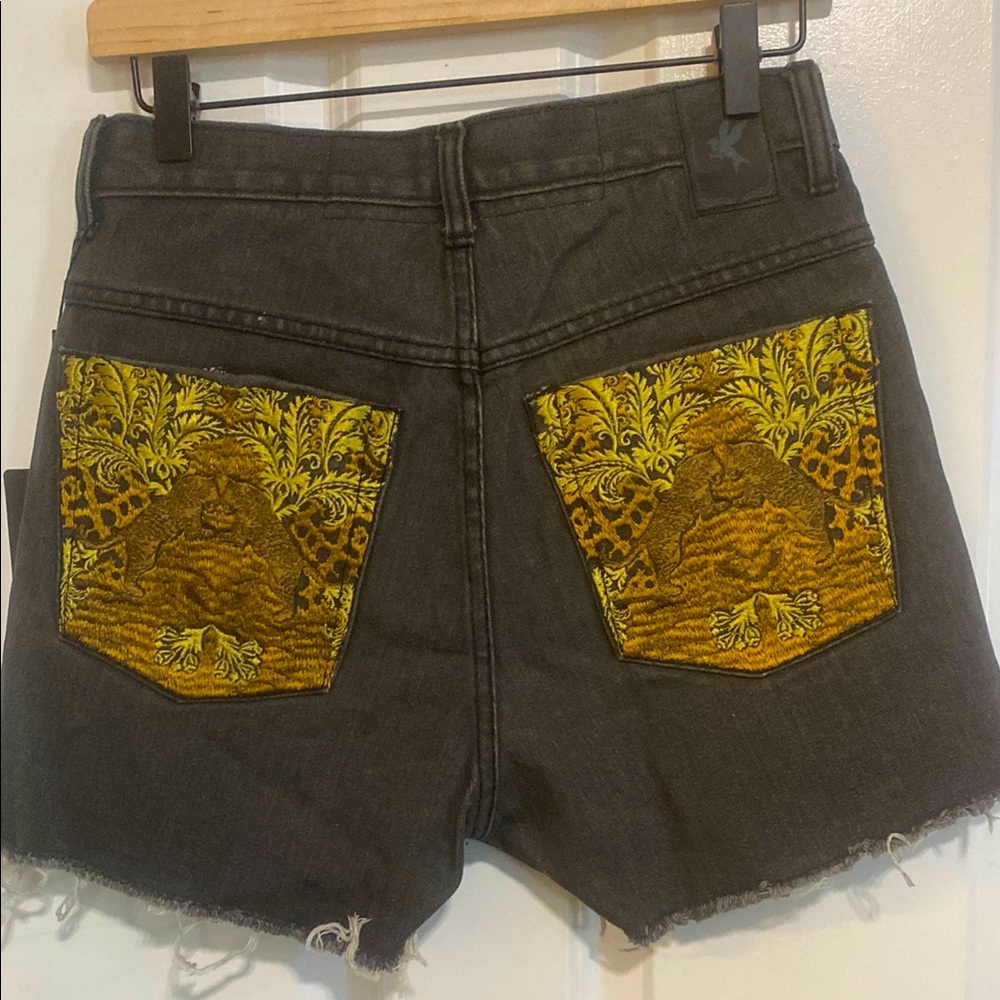 One Teaspoon Embroidered Shorts